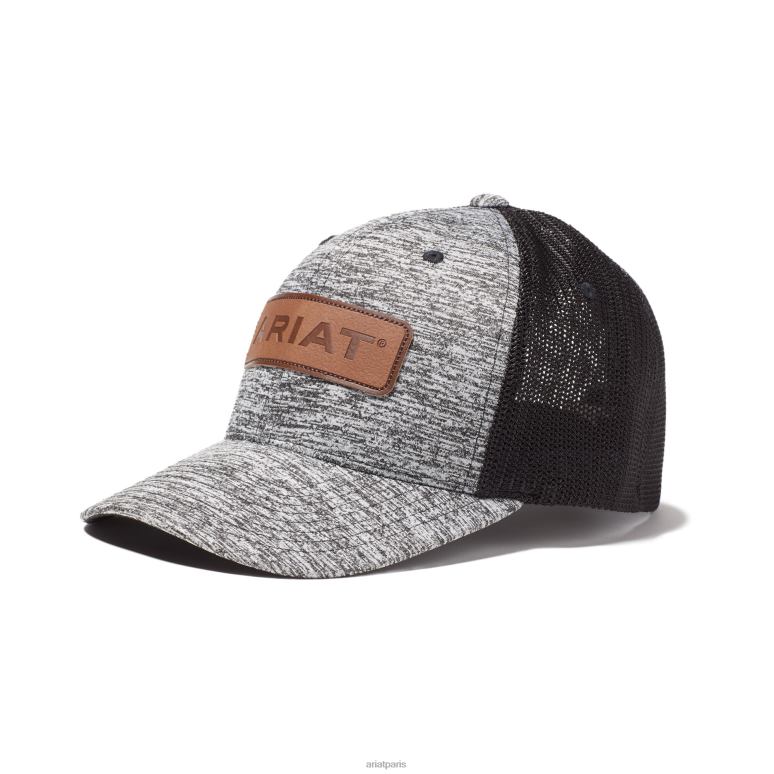 RJ66P1952 casquette snapback à logo encadré Ariat accessoires gris Hommes