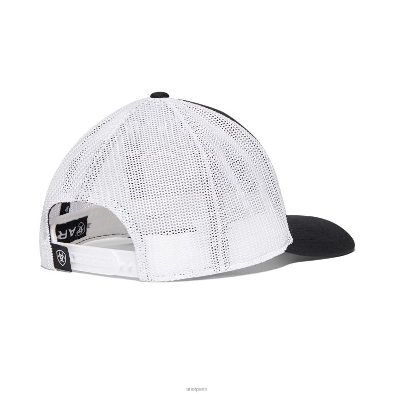 RJ66P1967 casquette à logo bouclier Ariat accessoires noir blanc Hommes