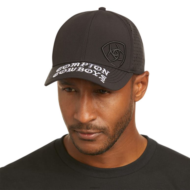 RJ66P1974 casquette trifactorielle compton cowboys Ariat accessoires noir Hommes