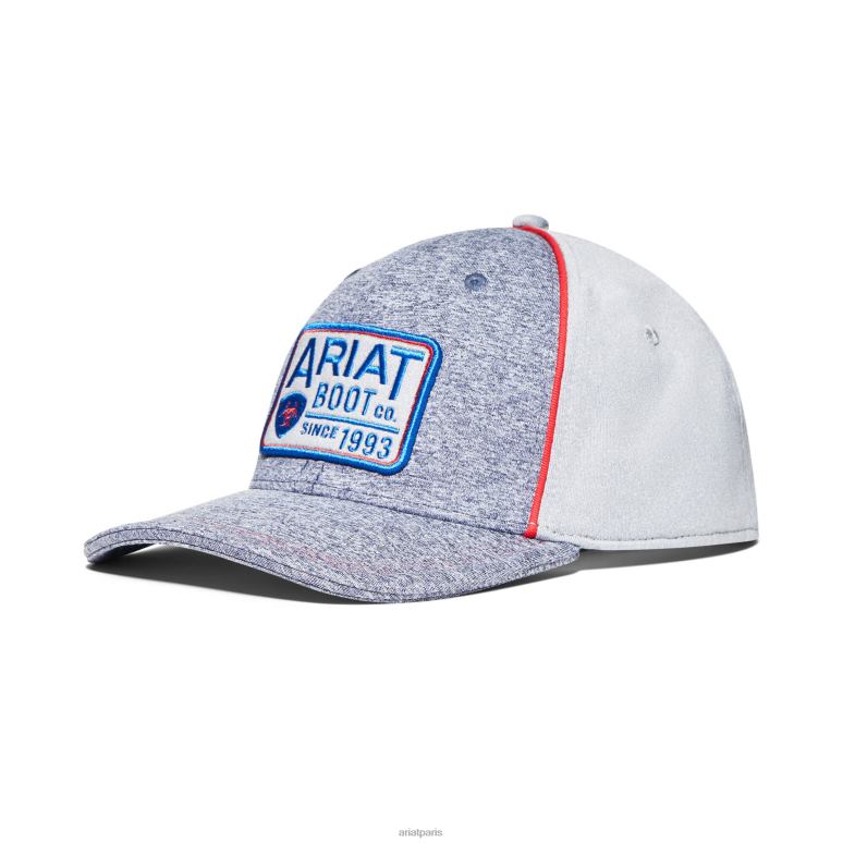 RJ66P1988 casquette boot co Ariat accessoires gris Hommes