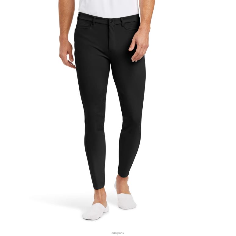 RJ66P1681 culotte de genouillère Speranza Ariat bas noir Hommes