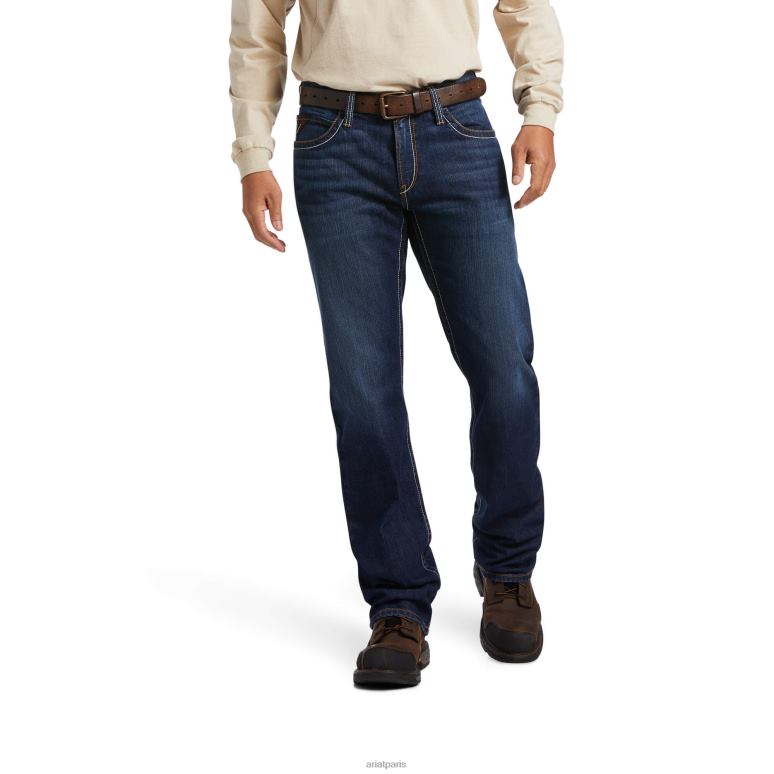 RJ66P1684 FR M4 - Jean bootcut décontracté Durastretch Stillwell Ariat bas calder Hommes