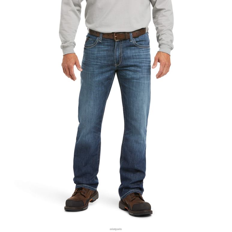 RJ66P1685 jean coupe bootcut stretch décontracté fr m4 duralight Ariat bas Bryce Hommes
