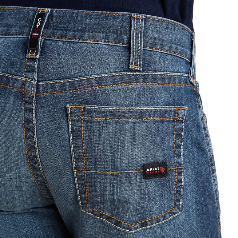 RJ66P1698 fr m7 slim duralight stretch jean droit basique Ariat bas Shaniko Hommes