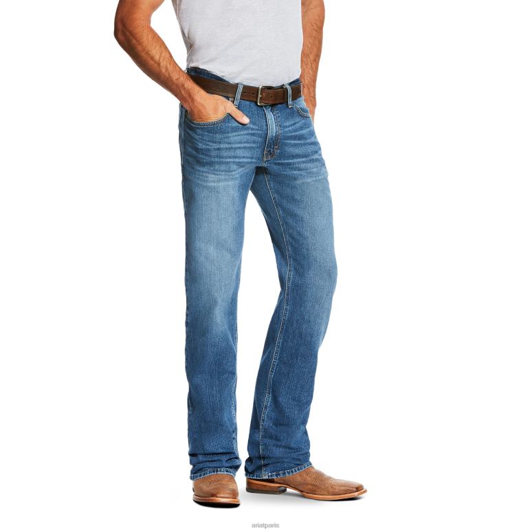 RJ66P478 M2 - Jean bootcut stretch décontracté et décontracté Ariat bas brandon Hommes