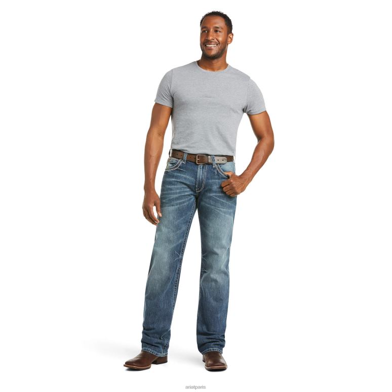 RJ66P483 jean bootcut coltrane taille basse m4 Ariat bas durango Hommes