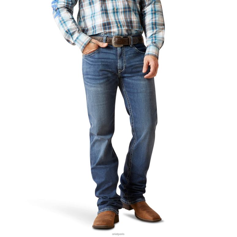 RJ66P488 jean coupe bootcut Hugo M4 décontracté Ariat bas banique Hommes