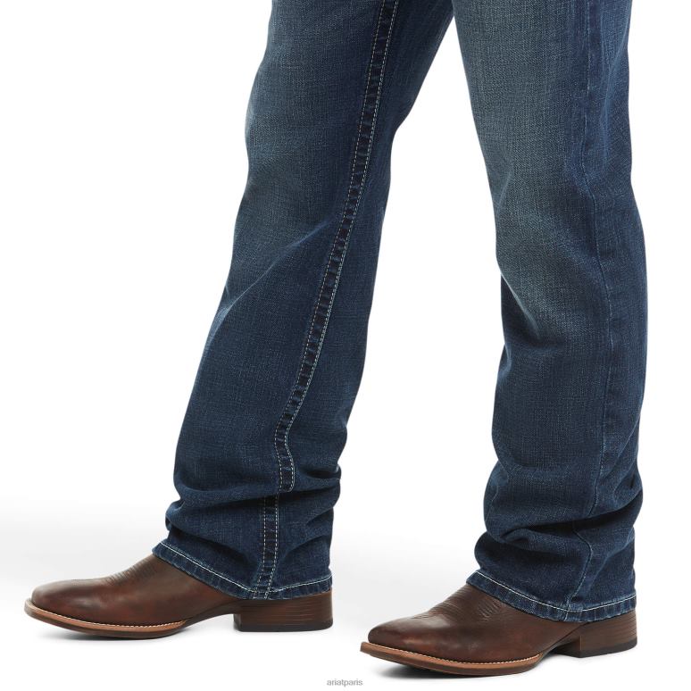 RJ66P491 Jean Adkins Boot Cut extensible taille basse M4 Ariat bas s'avérer Hommes