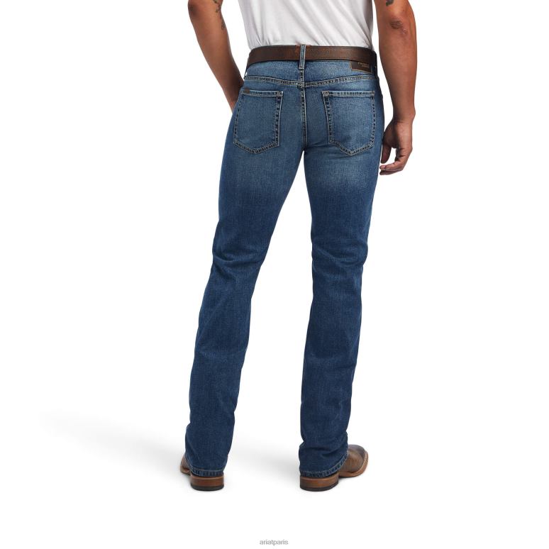 RJ66P498 jean droit slim madera m7 Ariat bas Samwell Hommes