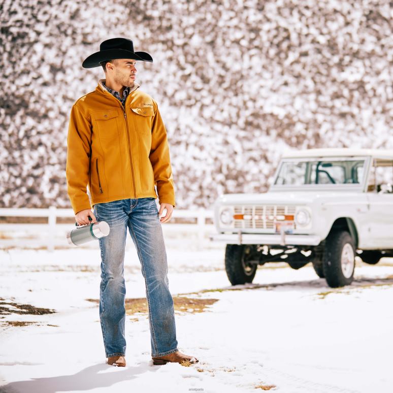 RJ66P498 jean droit slim madera m7 Ariat bas Samwell Hommes