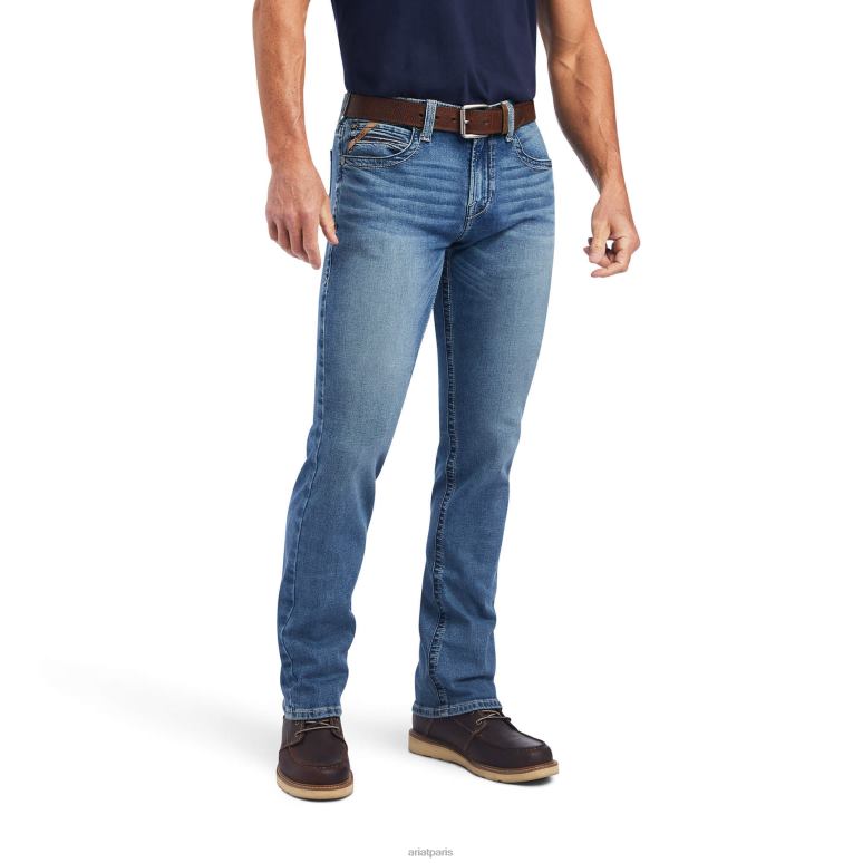 RJ66P508 jean droit m7 slim wessley Ariat bas gaviota Hommes