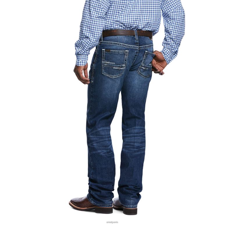 RJ66P511 M2 - Jean bootcut stretch décontracté Adkins Ariat bas sommet Hommes
