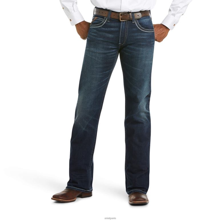 RJ66P513 Jean coupe droite empilable coltrane slim stretch m5 Ariat bas Rossignol Hommes