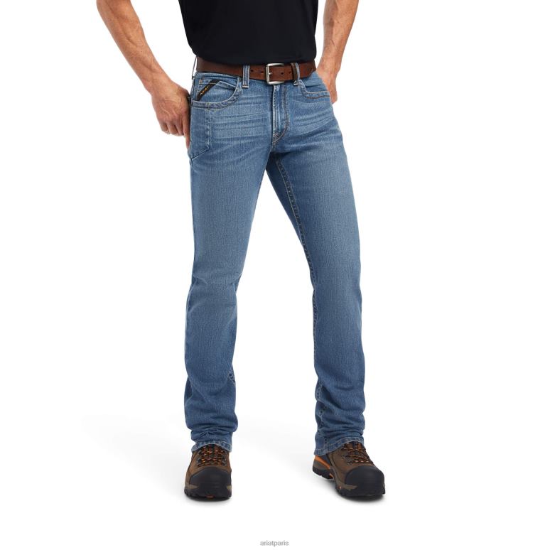 RJ66P516 Rebar M4 - Jean bootcut taille basse avec bord Durastretch Ariat bas aventure Hommes