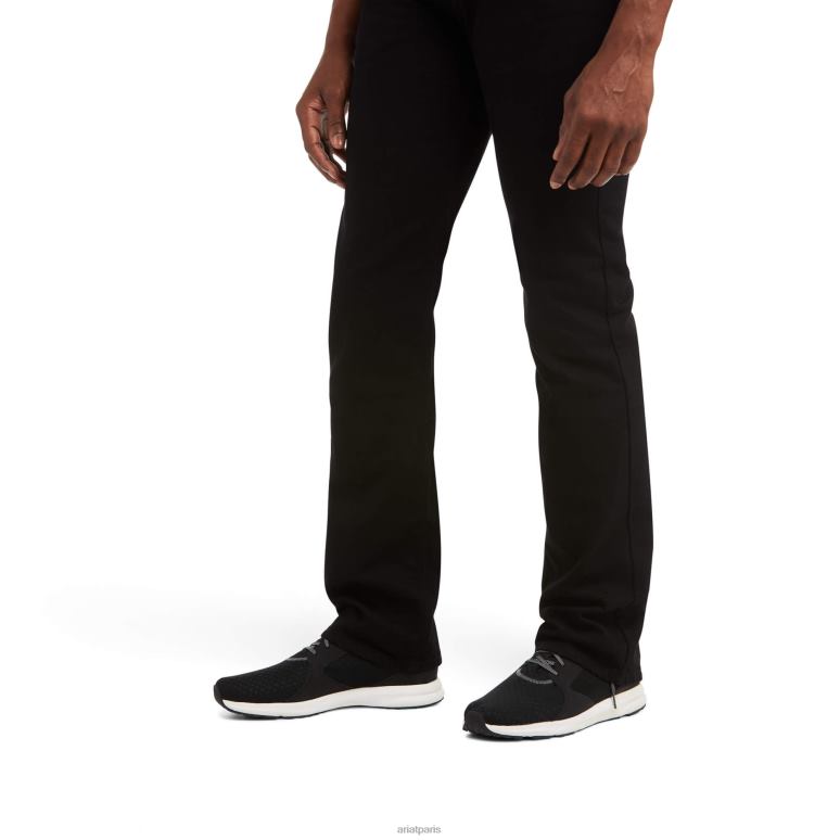 RJ66P520 jean droit slim Legacy M7 Ariat bas noir Hommes