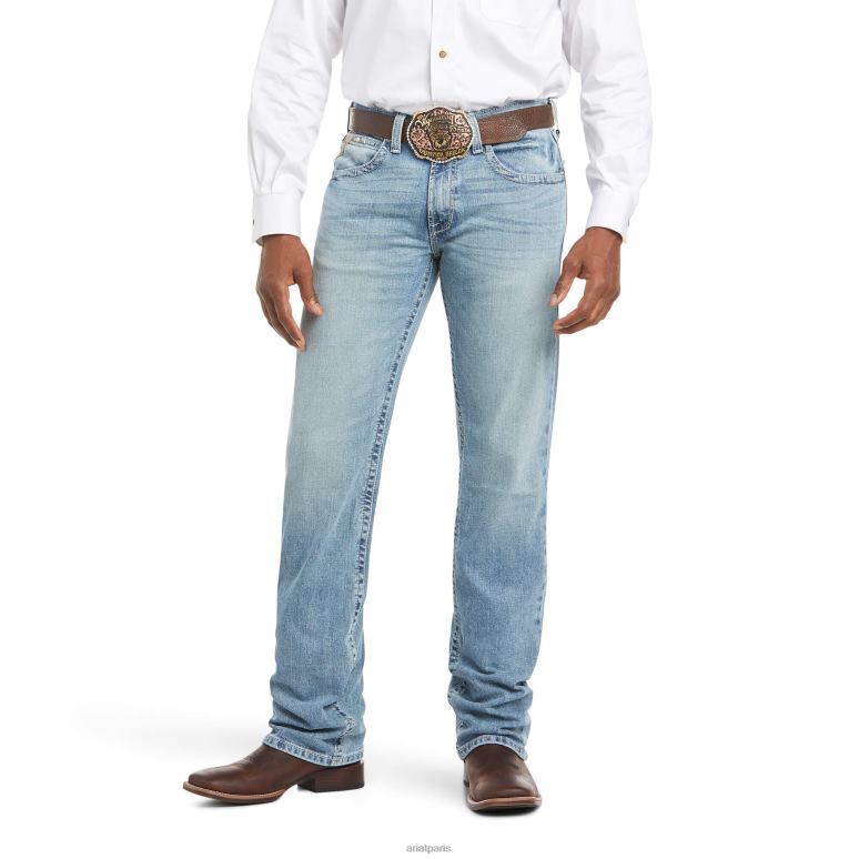 RJ66P522 M5 - Jean slim Stirling stretch empilable à jambe droite Ariat bas nolin Hommes
