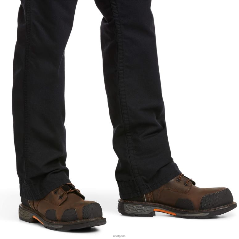 RJ66P1701 fr m4 pantalon bootcut décontracté workhorse Ariat bas noir Hommes
