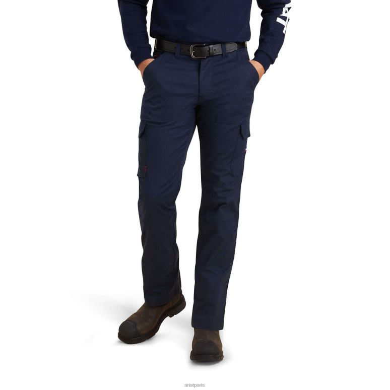 RJ66P1713 pantalon droit fr m7 slim duralight stretch ripstop Ariat bas fr marine Hommes