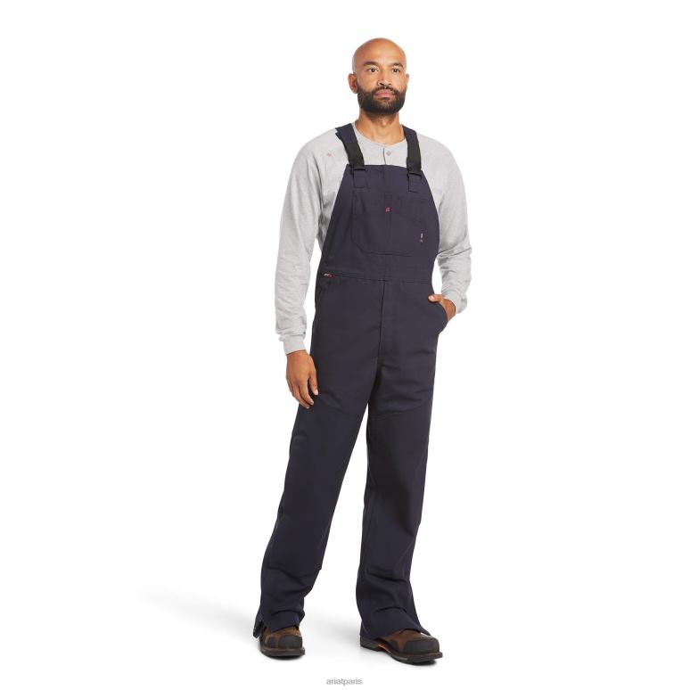 RJ66P1719 bavoir en toile non doublé Ariat bas marine Hommes