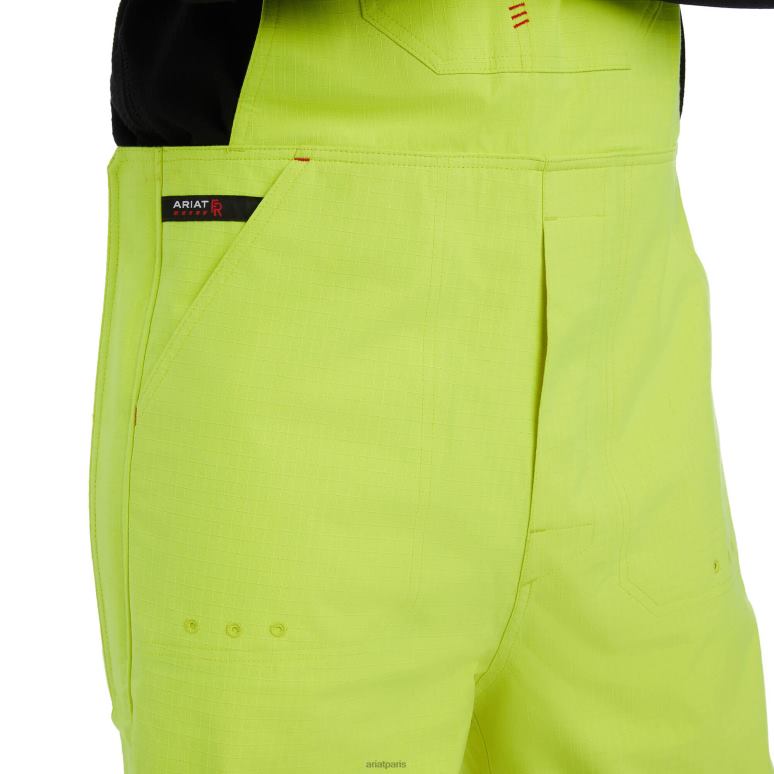 RJ66P1721 fr bavette imperméable haute visibilité Ariat bas jaune haute visibilité Hommes