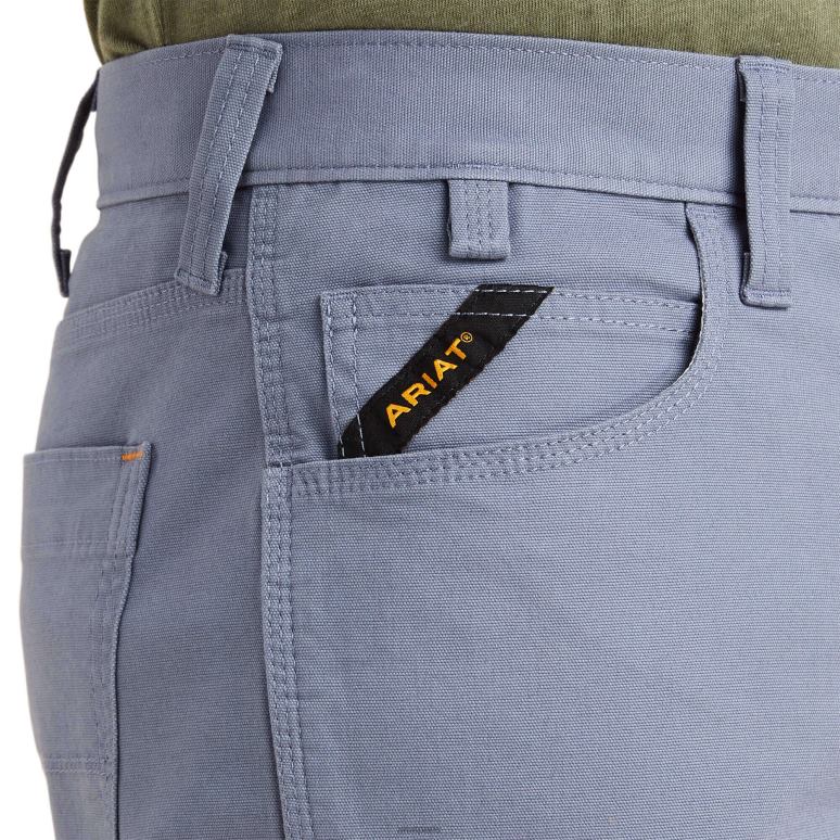 RJ66P1767 barres d'armature durastretch rendues courtes et résistantes Ariat bas pierre à silex Hommes