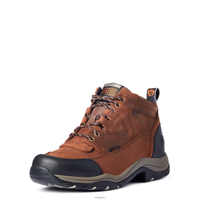 RJ66P142 botte imperméable de terrain Ariat chaussure cuivre Hommes