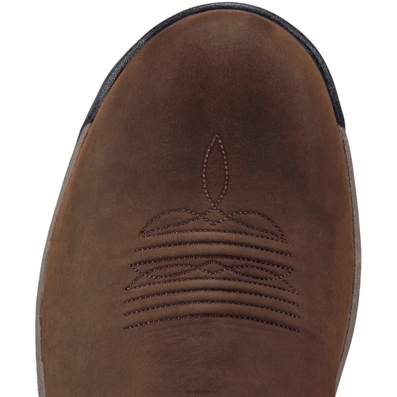 RJ66P161 botte imperméable à enfiler tout terrain Ariat chaussure marron vieilli Hommes