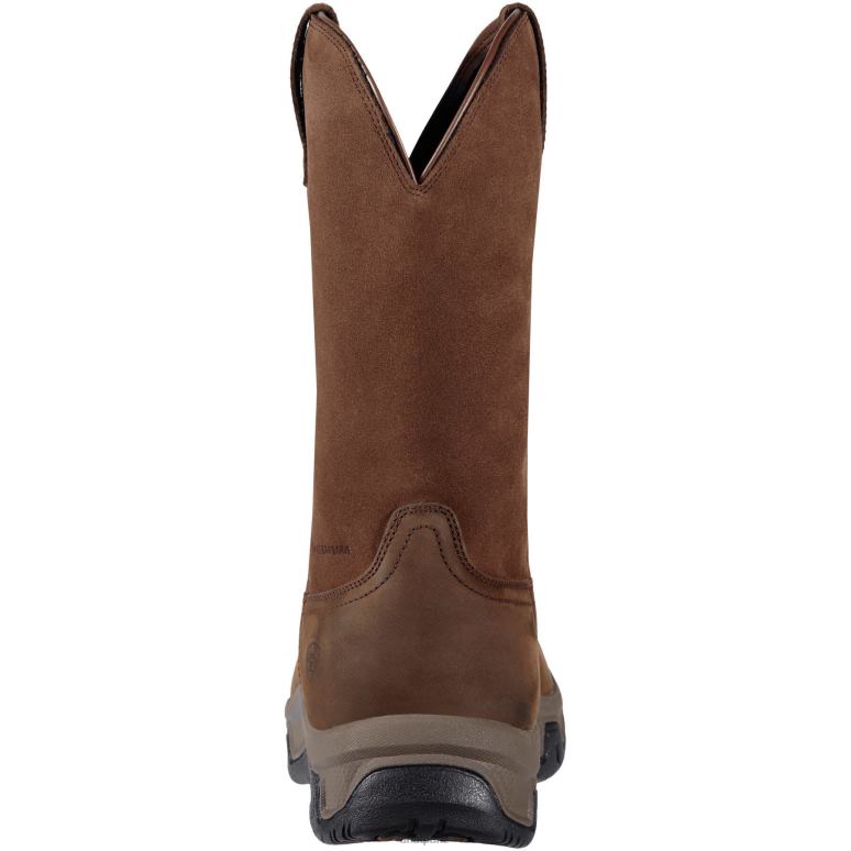 RJ66P161 botte imperméable à enfiler tout terrain Ariat chaussure marron vieilli Hommes