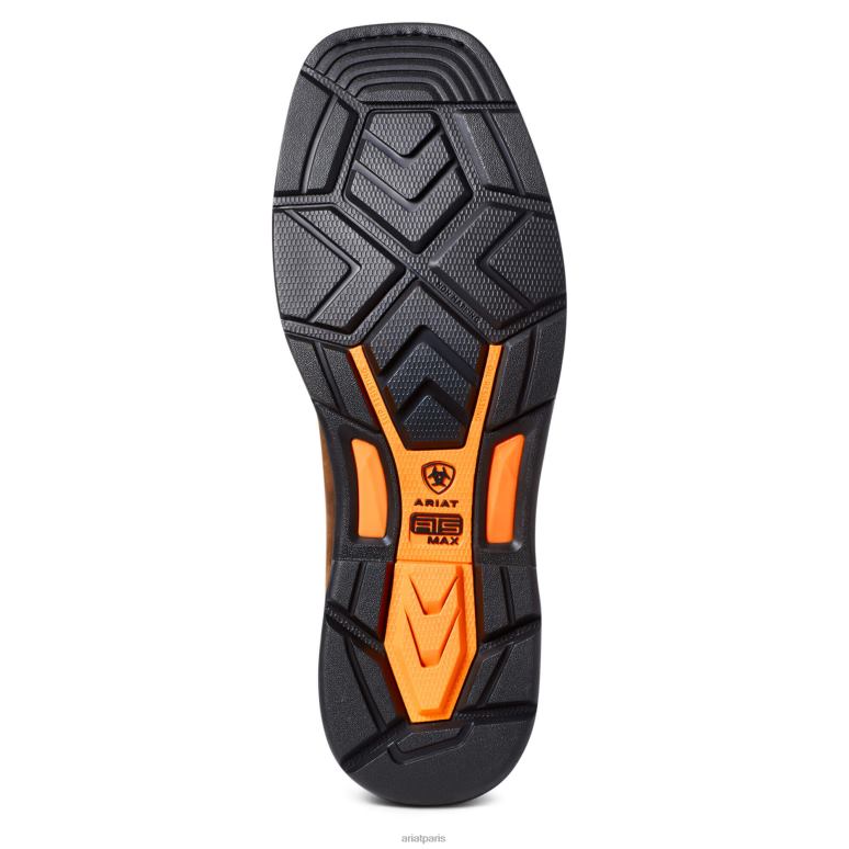 RJ66P140 Botte de travail imperméable à embout en carbone Workhog XT Patriot Ariat chaussure marron vieilli Hommes