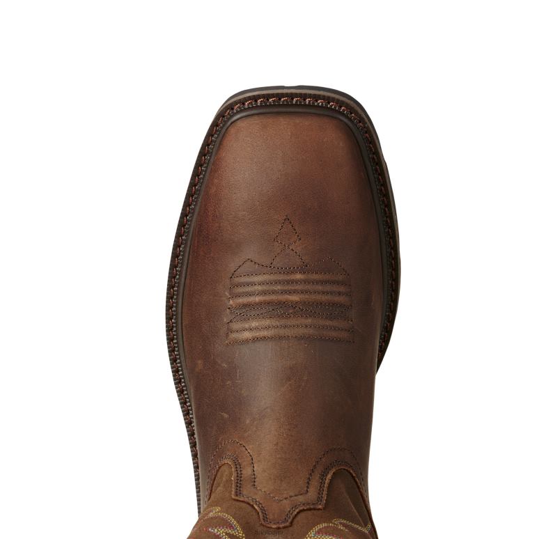 RJ66P218 botte de travail révolutionnaire Ariat chaussure brun Hommes