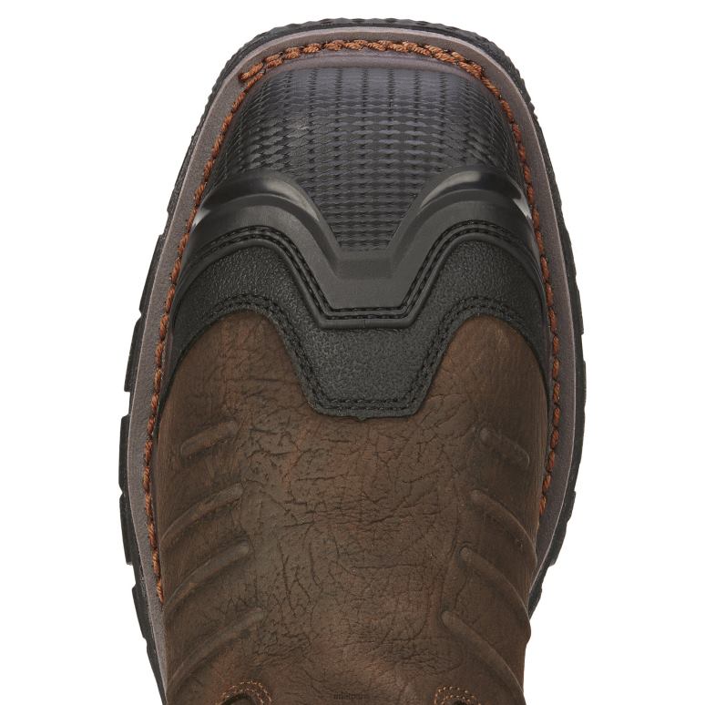 RJ66P221 Botte de travail Catalyst VX Work à bout carré large et imperméable à bout composite Ariat chaussure brun brun Hommes