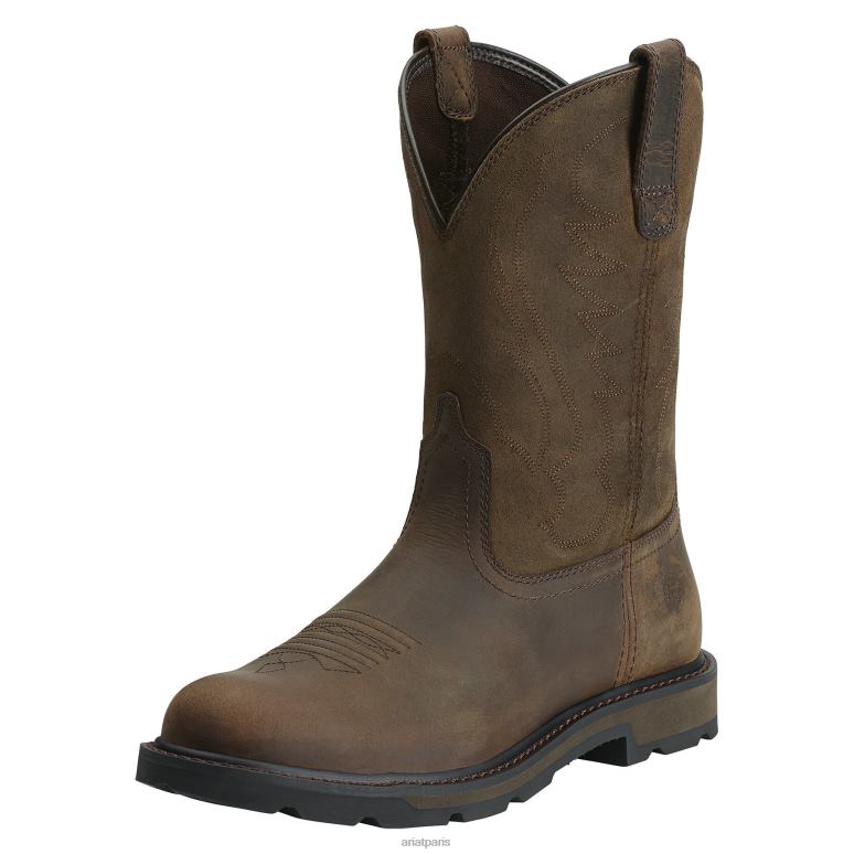 RJ66P226 botte de travail révolutionnaire Ariat chaussure brun Hommes