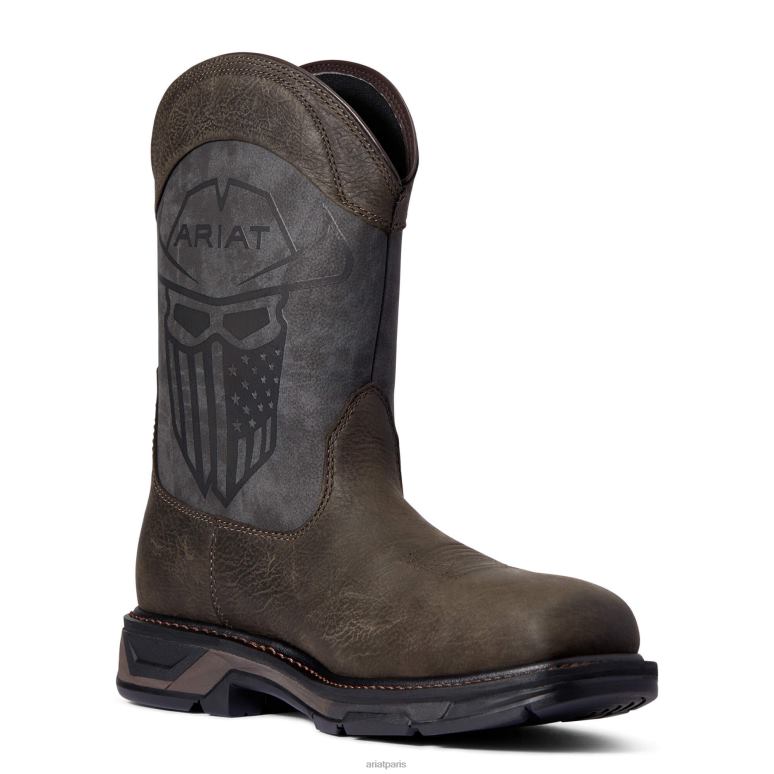 RJ66P250 botte de travail workhog xt incognito à embout en carbone Ariat chaussure café de fer Hommes