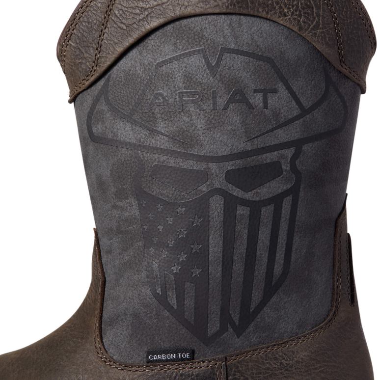 RJ66P250 botte de travail workhog xt incognito à embout en carbone Ariat chaussure café de fer Hommes