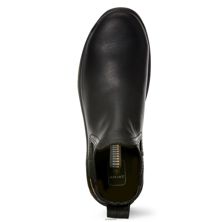 RJ66P251 botte de travail imperméable à embout en carbone turbo chelsea Ariat chaussure noir Hommes