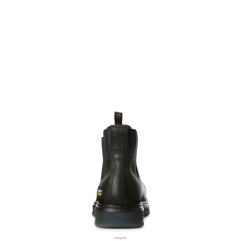 RJ66P251 botte de travail imperméable à embout en carbone turbo chelsea Ariat chaussure noir Hommes