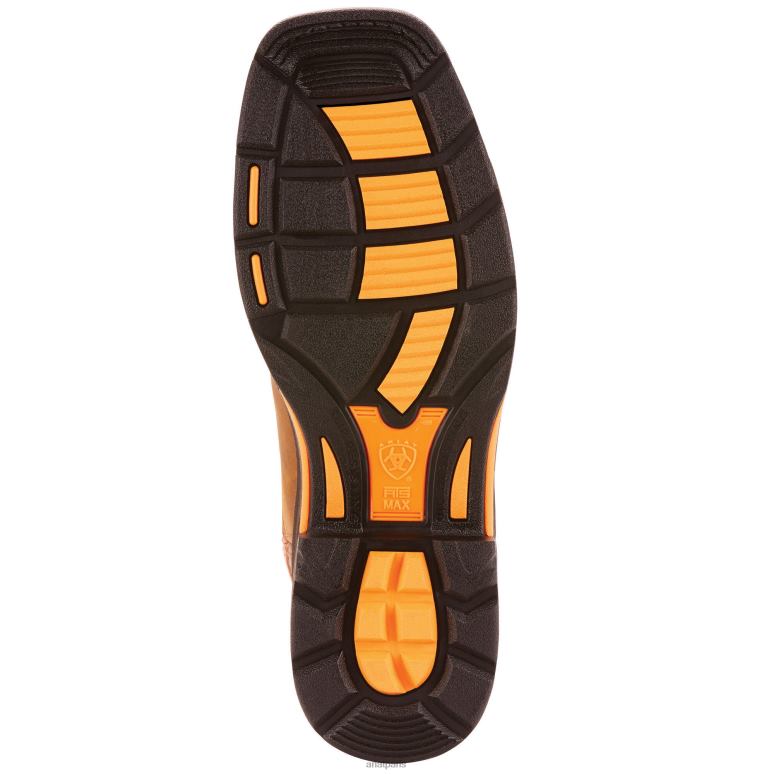 RJ66P254 Botte de travail Workhog à bout carré large et à bout en acier Ariat chaussure terre sombre Hommes