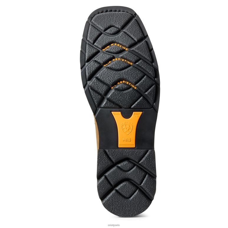 RJ66P260 botte de travail Sierra à bout carré large et à bout en acier Ariat chaussure écorce vieillie Hommes