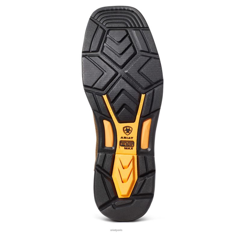 RJ66P263 botte de travail imperméable workhog xt venttek Ariat chaussure brun de seigle Hommes