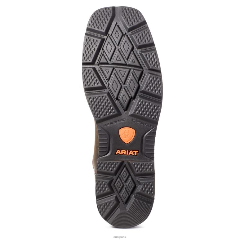 RJ66P291 botte de travail imperméable Groundwork Ariat chaussure marron foncé Hommes