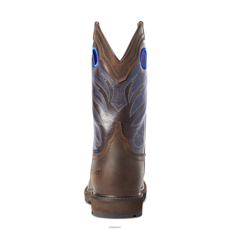 RJ66P291 botte de travail imperméable Groundwork Ariat chaussure marron foncé Hommes