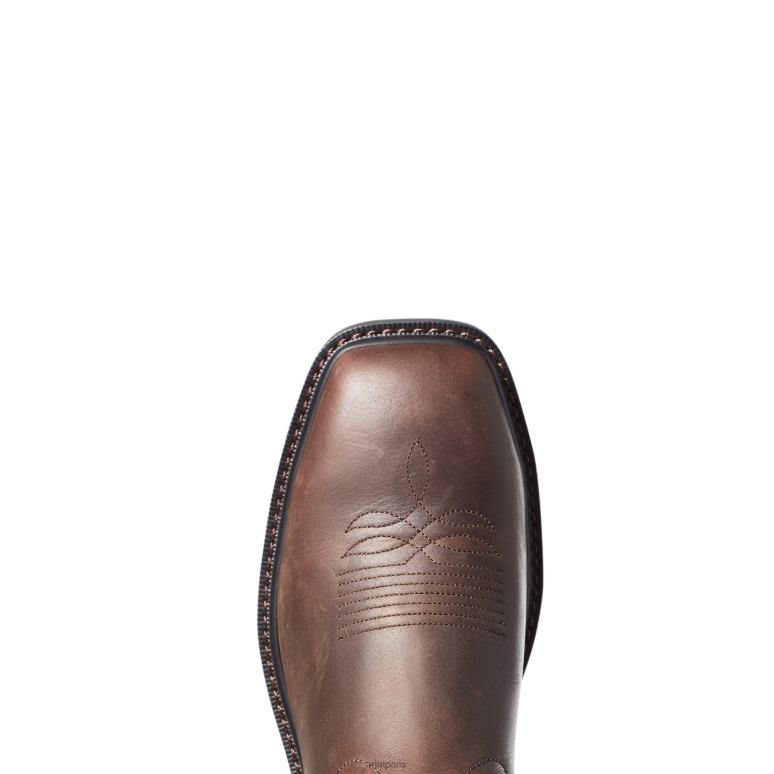 RJ66P295 botte de travail à bout carré large et à bout carré en acier Ariat chaussure brun Hommes