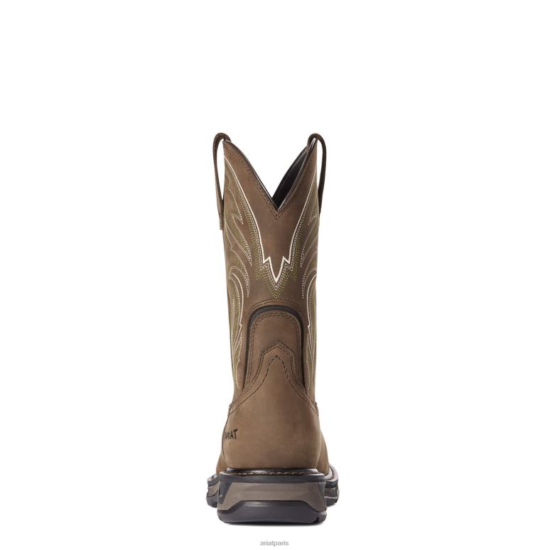 RJ66P322 Botte de travail Workhog Xt Cottonwood à embout en carbone Ariat chaussure marron vieilli Hommes