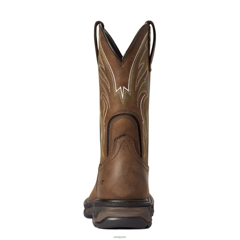 RJ66P324 botte de travail workhog xt cottonwood Ariat chaussure marron vieilli Hommes