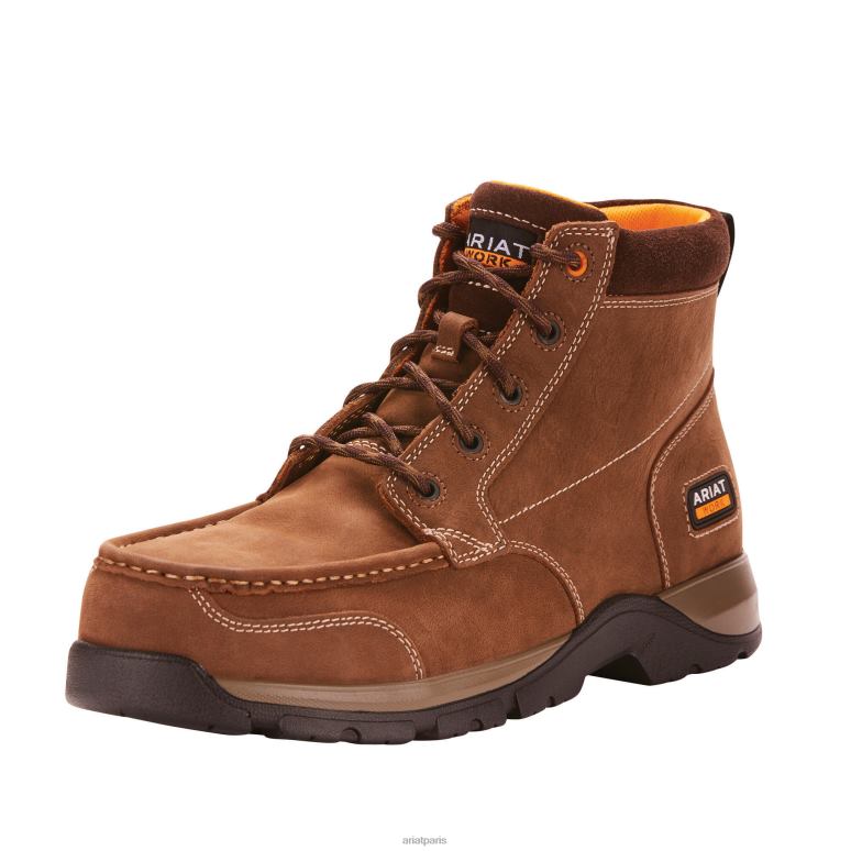 RJ66P336 botte de travail Edge Lite Chukka à bout composite Ariat chaussure marron foncé Hommes
