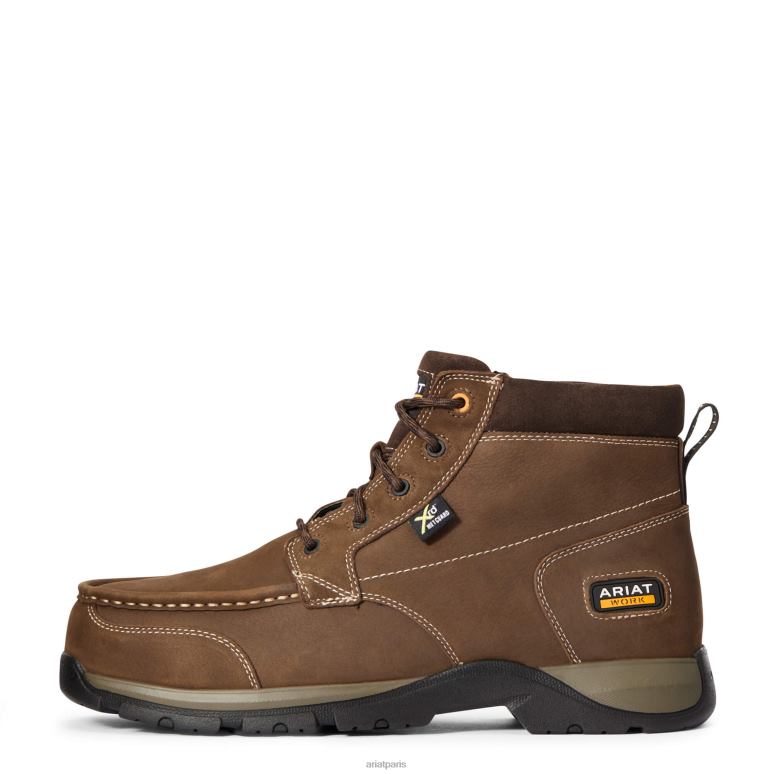 RJ66P343 Edge lte chukka metguard botte de travail à embout composite Ariat chaussure marron foncé Hommes