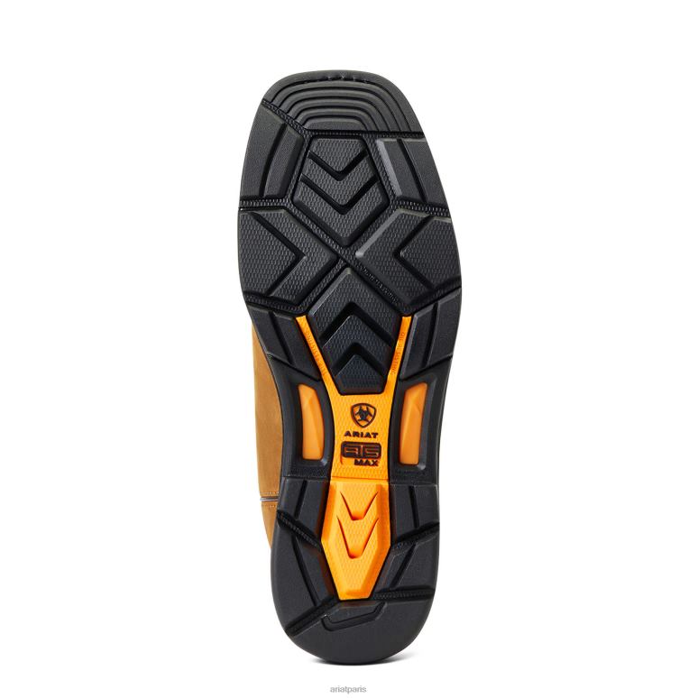 RJ66P347 botte de travail imperméable workhog xt boa Ariat chaussure écorce vieillie Hommes