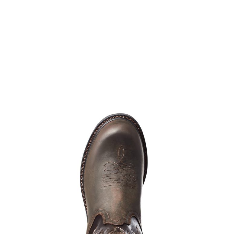 RJ66P360 botte de travail imperméable Groundwork Ariat chaussure marron foncé Hommes