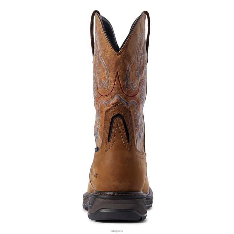 RJ66P364 botte de travail imperméable workhog xt Ariat chaussure marron vieilli Hommes