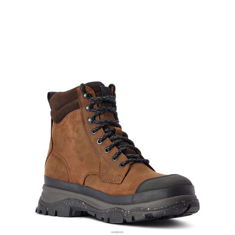 RJ66P405 botte imperméable moresby Ariat chaussure brun huileux vieilli Hommes